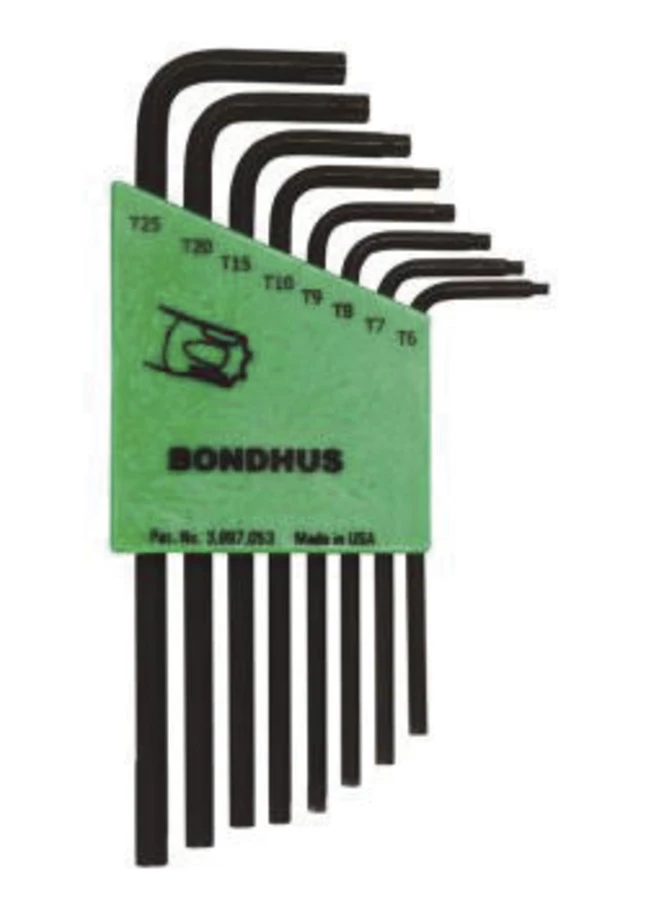 Cheapest ๐งจ BONDHUS 8-Piece Long Arm Star Tip L-Wrench Hex Key Set, T9 - T40, Protanium Steel, Green, Set Of 8 โญ 3 Cheapest ๐งจ BONDHUS 8-Piece Long Arm Star Tip L-Wrench Hex Key Set, T9 - T40, Protanium Steel, Green, Set Of 8 โญ