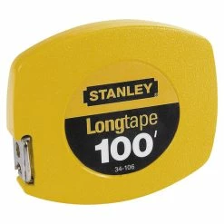 New 👍 Stanley Tape Measure, 3/8 Inch X 100 Feet, Yellow ✨