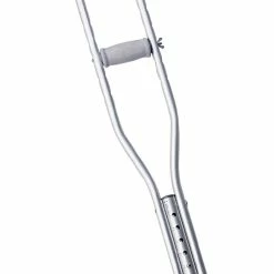Discount 😀 Medline Pair Crutch, Medium, 5 Feet 2 Inches To 5 Feet 10 Inches, Aluminum, Pack Of 2 Pairs ✨