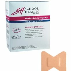 New 👍 School Health Fingertip Bandage, Pack Of 100 🔔