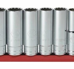 Budget 🛒 Gearwrench 8-Piece 12-Point Deep Length Socket Set - SAE, 1/2 In Drive, Set Of 8 👏