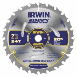 Hot Sale 🥰 Irwin Ripping/Framing Carbide Saw Blade - Carded, 6-1/2 In, 5/8 In Arbor, 18 Tpi 😉