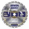 Cheap 🌟 Irwin Ripping/Framing Carbide Saw Blade - Carded, 10 In, 5/8 In Arbor, 24 Tpi 🔔