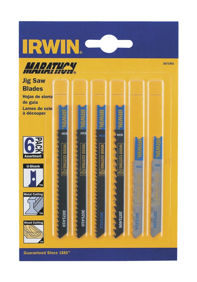 Discount βοΈ Lenox Irwin 6-Piece U-Shank Jig Saw Blade, Assorted Size π