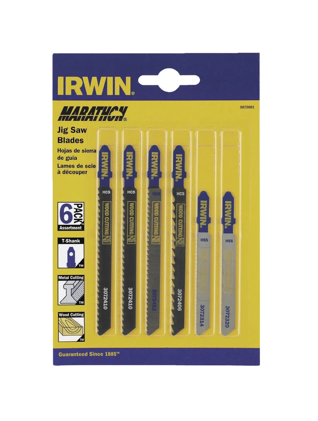 Buy π― Lenox Irwin 6-Piece T-Shank Jig Saw Blade, Assorted Size π