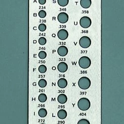 Wholesale 🔥 General Tool Gauge Drill For 1/16 To 1/2 Inch Drill, 5 X 2 Inches, Steel 💯