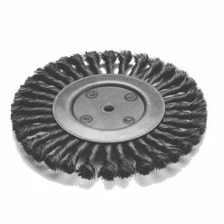 Buy 🔥 Brush Research Knotted Wire Medium Face Wheel Brush, Carbon Steel, 6 Inch Diameter ⌛