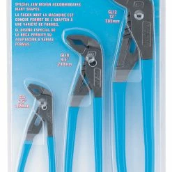 Best Pirce ❤️ Channel Lock Griplock 3-Piece Tongue-and Groove Plier Set, Carbon Steel, Electronic 🧥 Coated, Set Of 3 👏