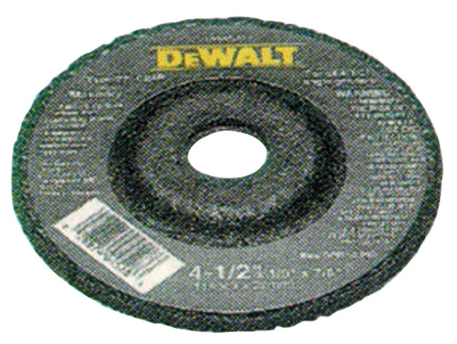 Coupon ❤️ Dewalt Type 27 Center Wheel, 4-1/2 In Dia X 1/4 In Thickness, 7/8 In Bore, A24R Grit ✨
