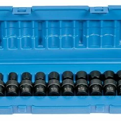 Buy 😍 Grey Pneumatic 10-Piece Standard Length Socket Set - Metric, 3/8 In, Set Of 10 🎉