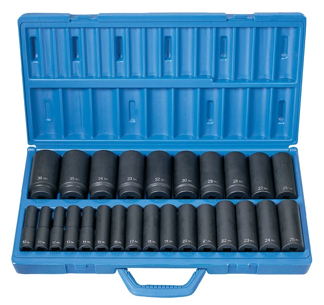 Discount ๐ Grey Pneumatic 26-Piece Deep Length Socket Set - Metric, 1/2 In, Set Of 26 ๐ 3 Discount ๐ Grey Pneumatic 26-Piece Deep Length Socket Set - Metric, 1/2 In, Set Of 26 ๐