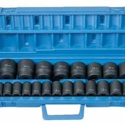 Top 10 ✔️ Grey Pneumatic 26-Piece Standard Length Socket Set - Metric, 1/2 In, Set Of 26 🧨