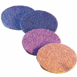 Alternative view of Brand new 💯 Glit/Gemtex Fine Grade Surface Preparation Disc, 3 In Dia, Blue, Pack Of 25 🎁