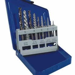 Flash Sale 🧨 Hanson 10-Piece Screw Extractor And Drill Bit Set, Cobalt, Set Of 10 😍