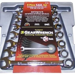 Flash Sale 🌟 Gearwrench 8-Piece Ratcheting Combination 🔧 Wrench Set - SAE, Set Of 8 ✔️