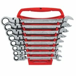 New 👍 Gearwrench Flex 9-Piece Ratcheting Combination 🔧 Wrench Set - SAE, Set Of 9 🤩