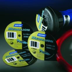 Flash Sale 🥰 Norton Cut-Off Resin Bond Fiber Glass Abrasive Wheel, 3 In Dia X 1/32 In Thickness, 3/8 In Bore, Pack Of 5 😉