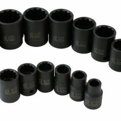 Discount 😍 Sunex Intl 14-Piece 12-Point Impact Socket Set - SAE, 1/2 In Drive, Alloy Steel, Set Of 14 🥰