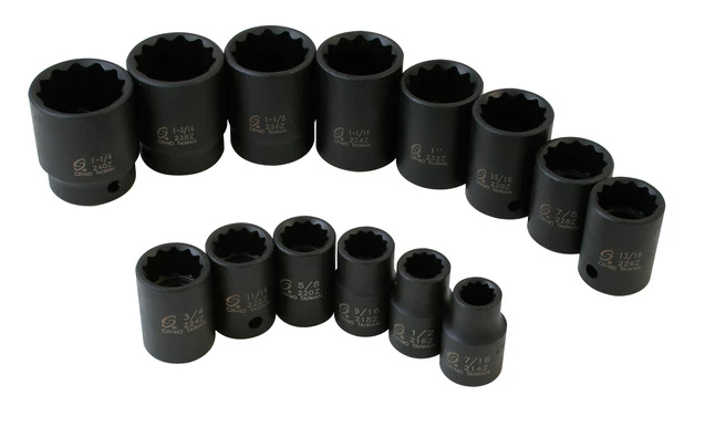 Discount π Sunex Intl 14-Piece 12-Point Impact Socket Set - SAE, 1/2 In Drive, Alloy Steel, Set Of 14 π₯°