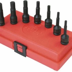 Cheap 🎉 Sunex Intl 7-Piece Hexagonal Impact Socket Set - SAE, 3/8 In Drive, Alloy Steel, Set Of 7 ⌛